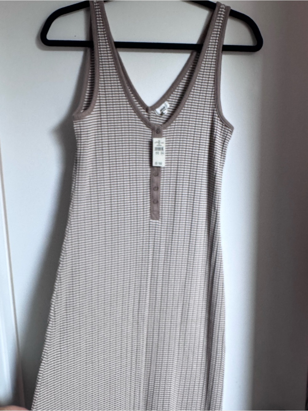 BUNDLE****NWT Aerie Ribbed Henley Maxi Dress Bundle – Size Medium (2 Dresses)